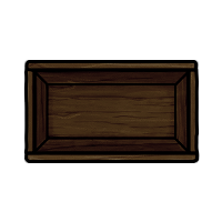 A wooden crate
